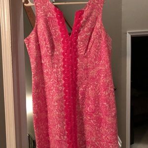 Lilly Pulitzer pink shift dress